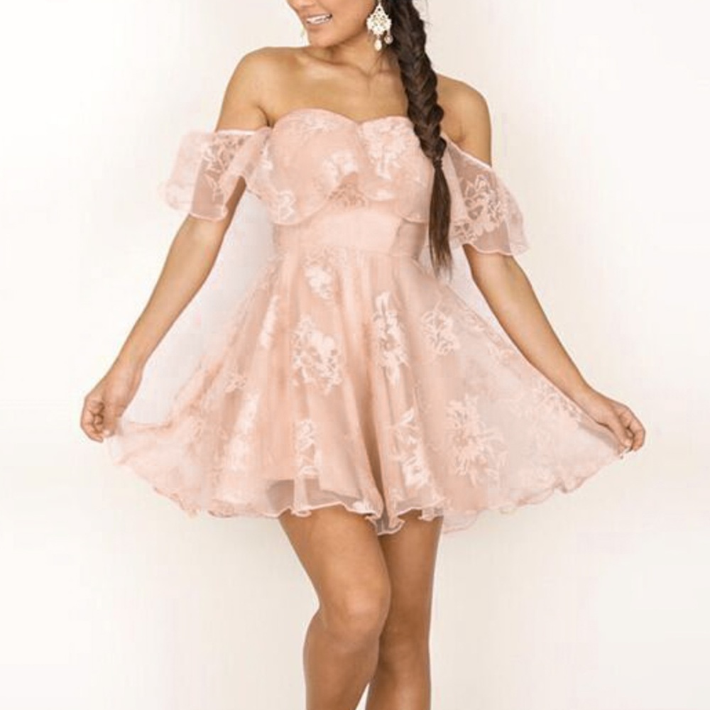 ON HOLD ‘Periwinkle' Dress In Dusty Rose! - Picture 4 of 7